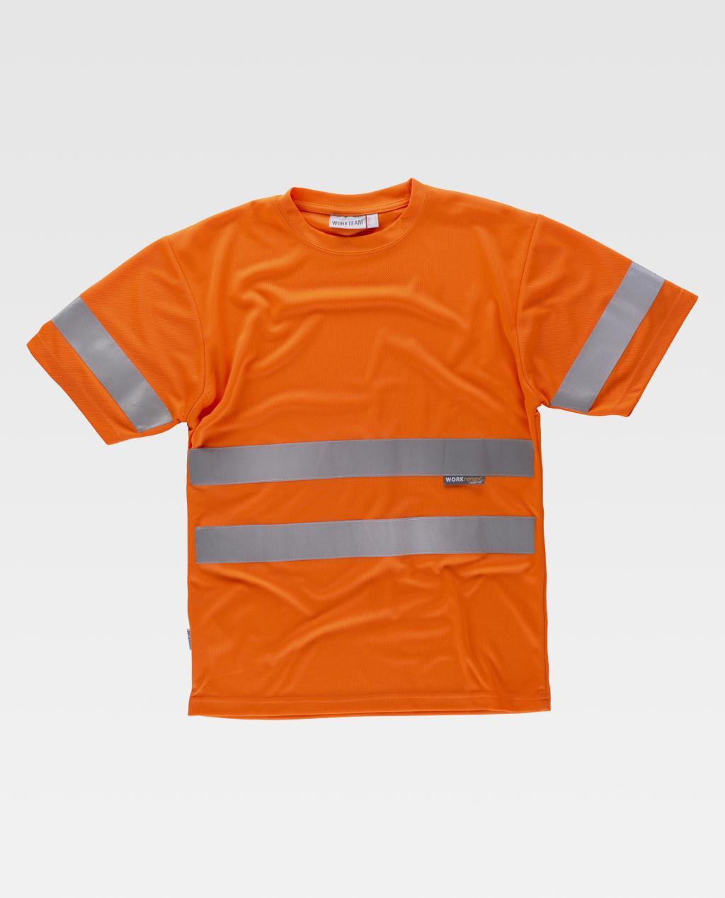 T-shirt di alta visibilità manica corta WORK TEAM