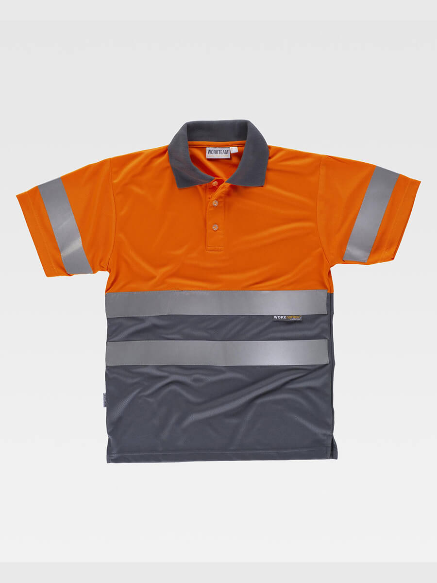 POLO MANICA CORTA ALTA VISIBILITA CLASSE 1 workteam
