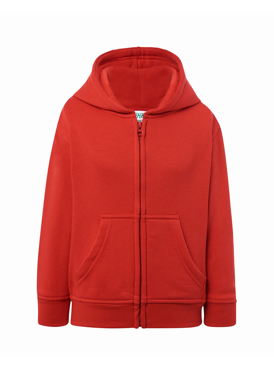 FELPA BAMBINO CAPPUCCIO E ZIP LEGGERA FRENCH TERRY JHK
