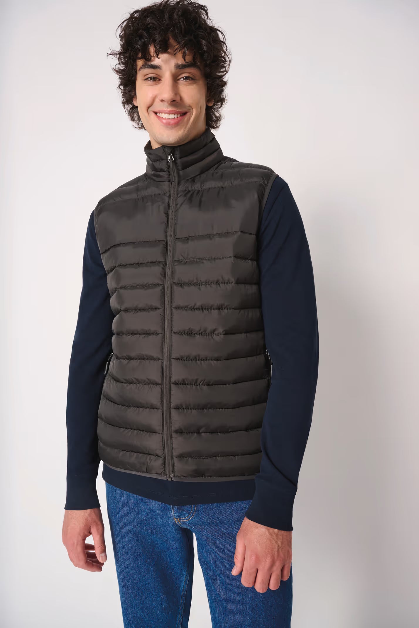 Bodywarmer trapuntato uomo