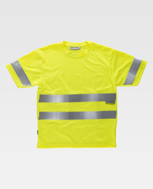 T-shirt di alta visibilità manica corta WORK TEAM
