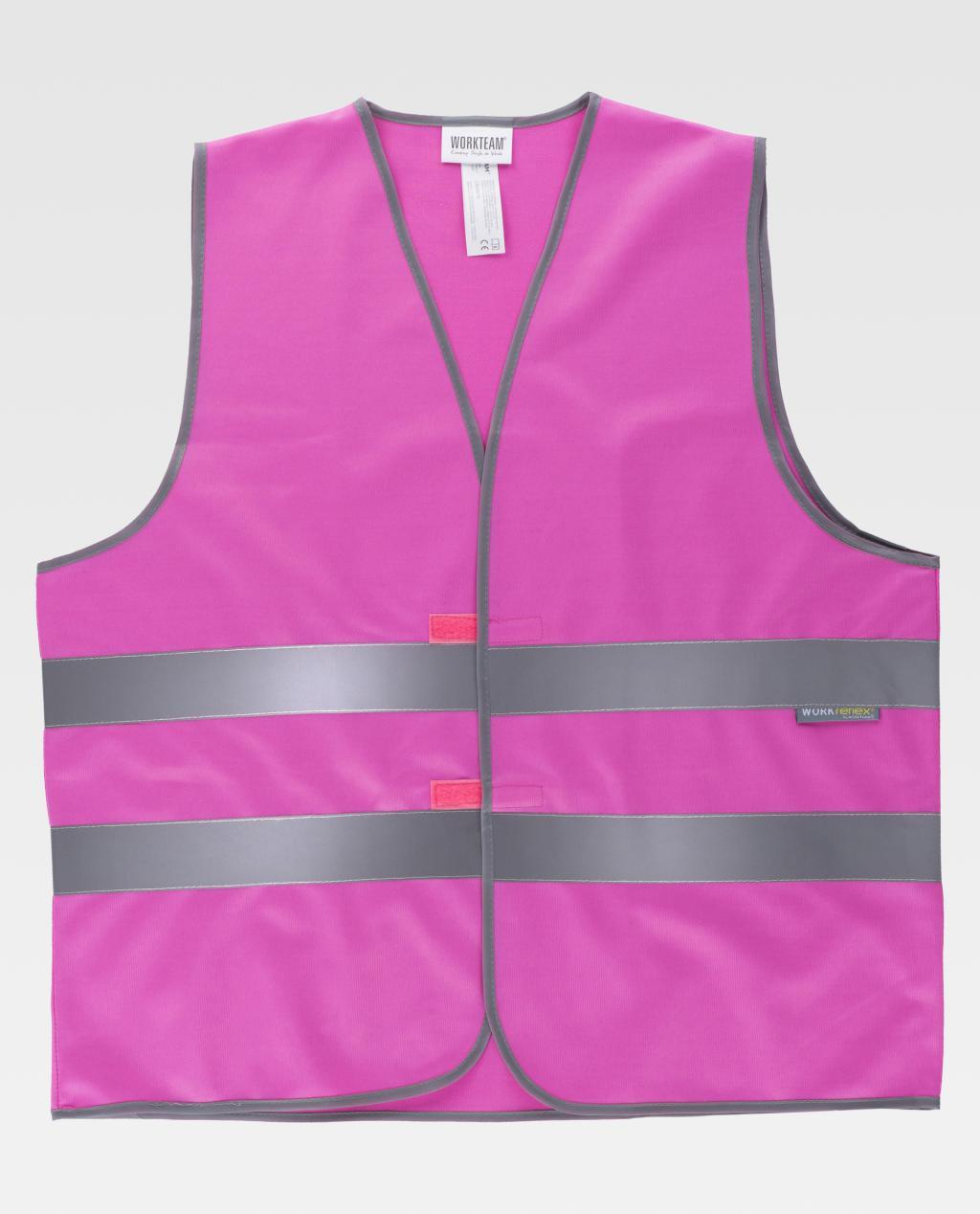 Gilet di alta visibilità con bande rifrangente WORK TEAM