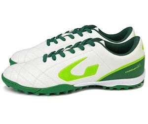 Scarpa Calcio Torneo Sneaker White Green GEMS