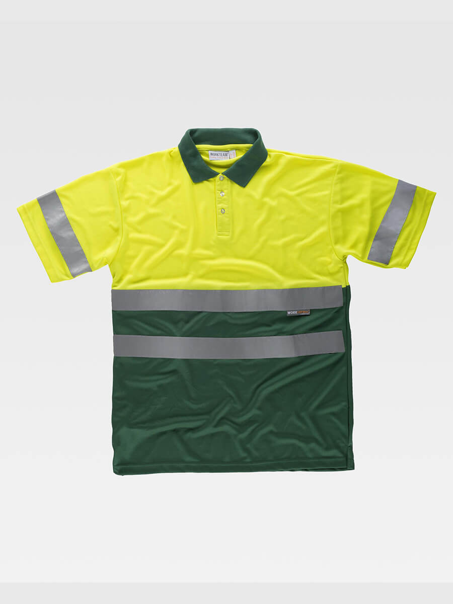 POLO MANICA CORTA ALTA VISIBILITA CLASSE 1 workteam
