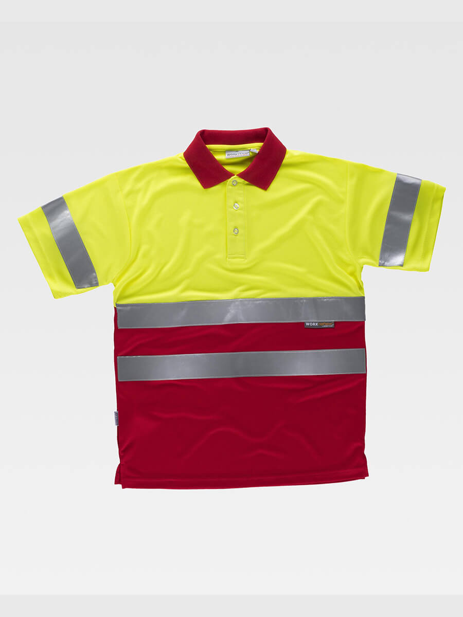 POLO MANICA CORTA ALTA VISIBILITA CLASSE 1 workteam