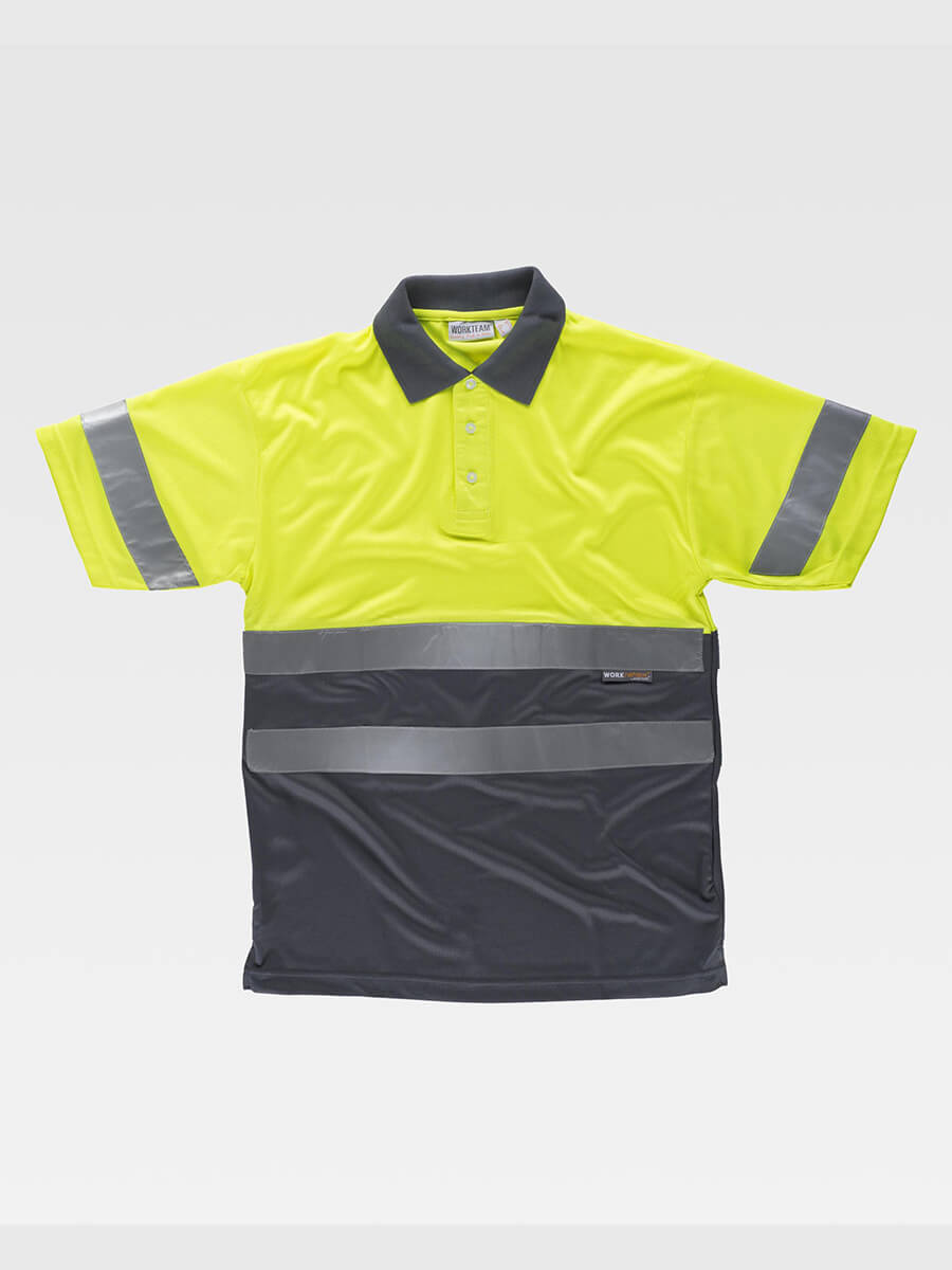 POLO MANICA CORTA ALTA VISIBILITA CLASSE 1 workteam