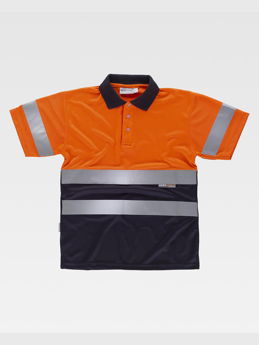 POLO MANICA CORTA ALTA VISIBILITA CLASSE 1 workteam