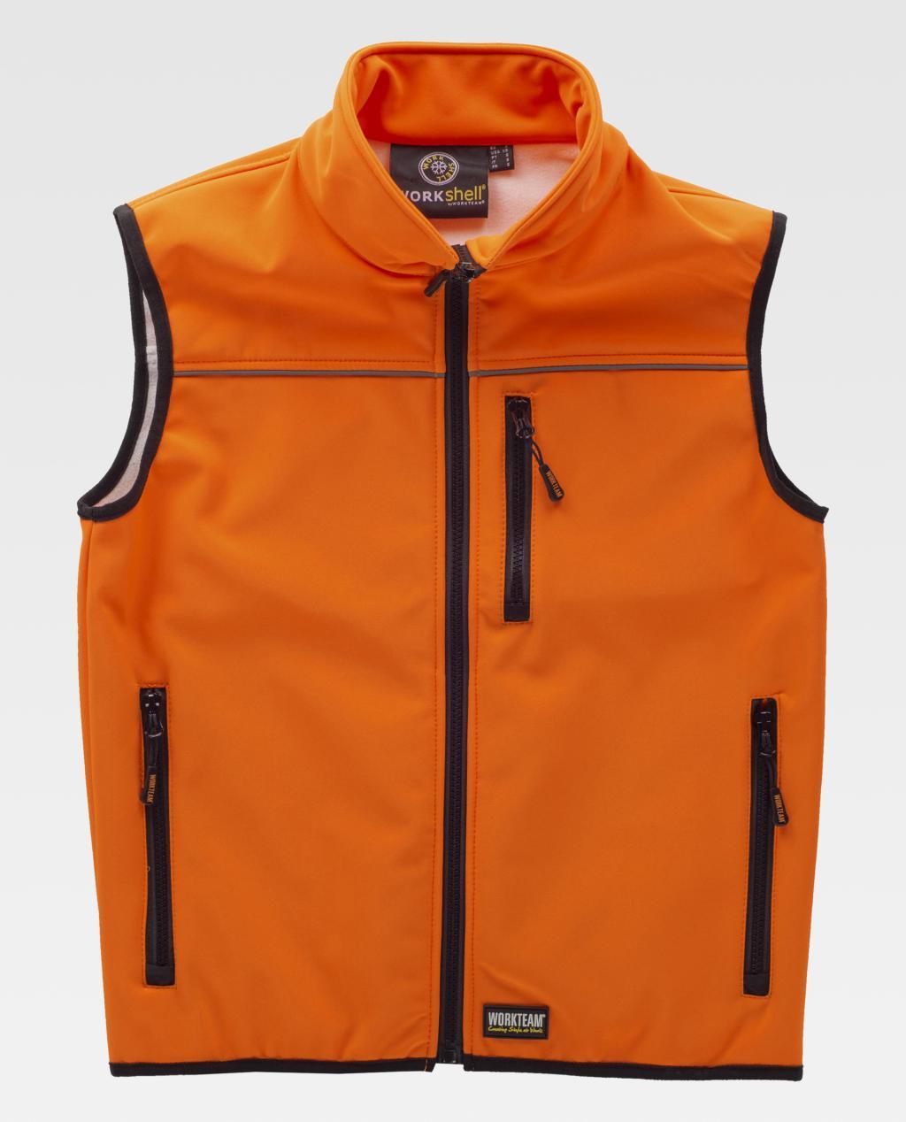 Gilet Workshell di alta visibilità WORK TEAM
