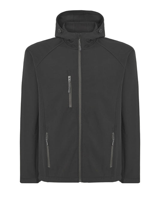 SOFTSHELL UOMO CON CAPPUCCIO JHK