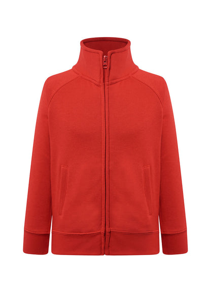 FELPA BAMBINO ZIP INTERA LEGGERA FRENCH TERRY JHK