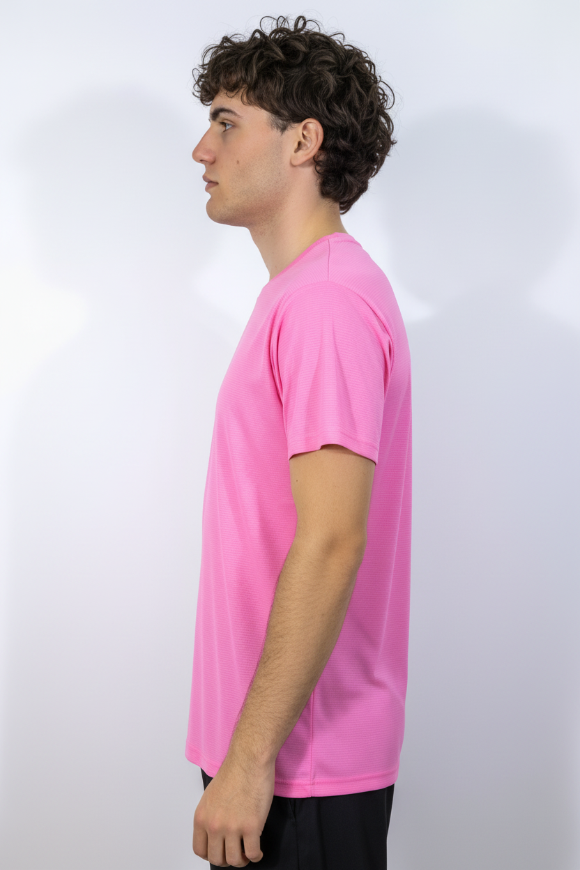 Maglia Rosa Fluo - Lato SX