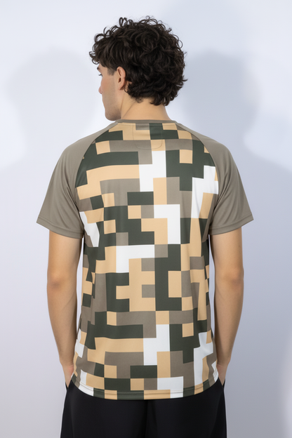 Pixel Camo Desert - Back
