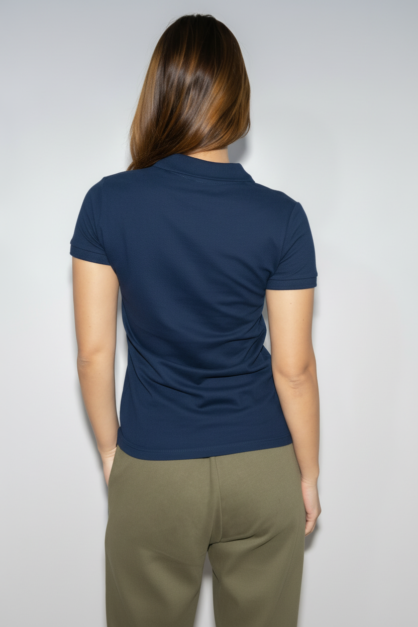 Polo Blu Navy - Retro