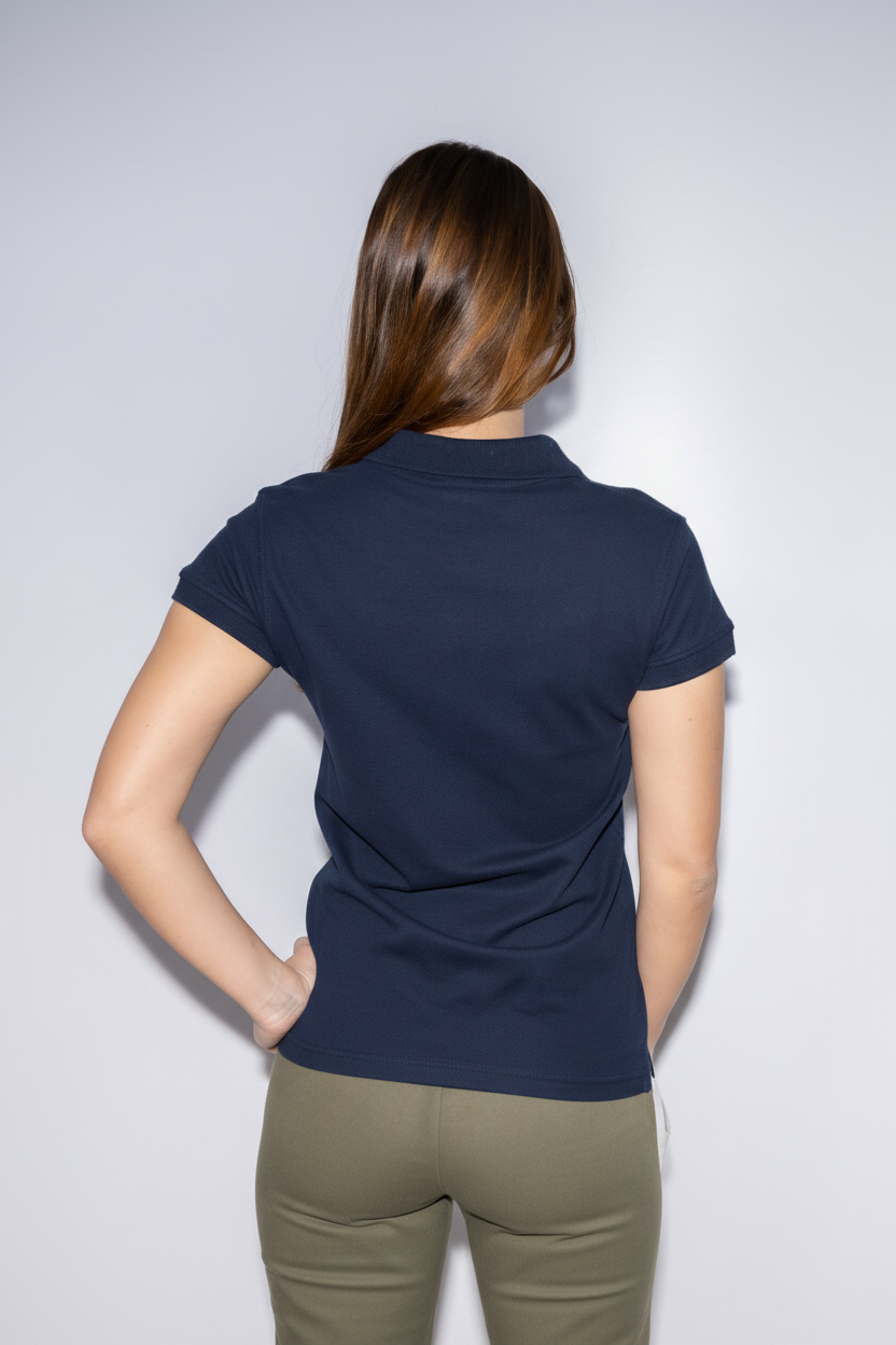 Polo Blu Navy - Retro