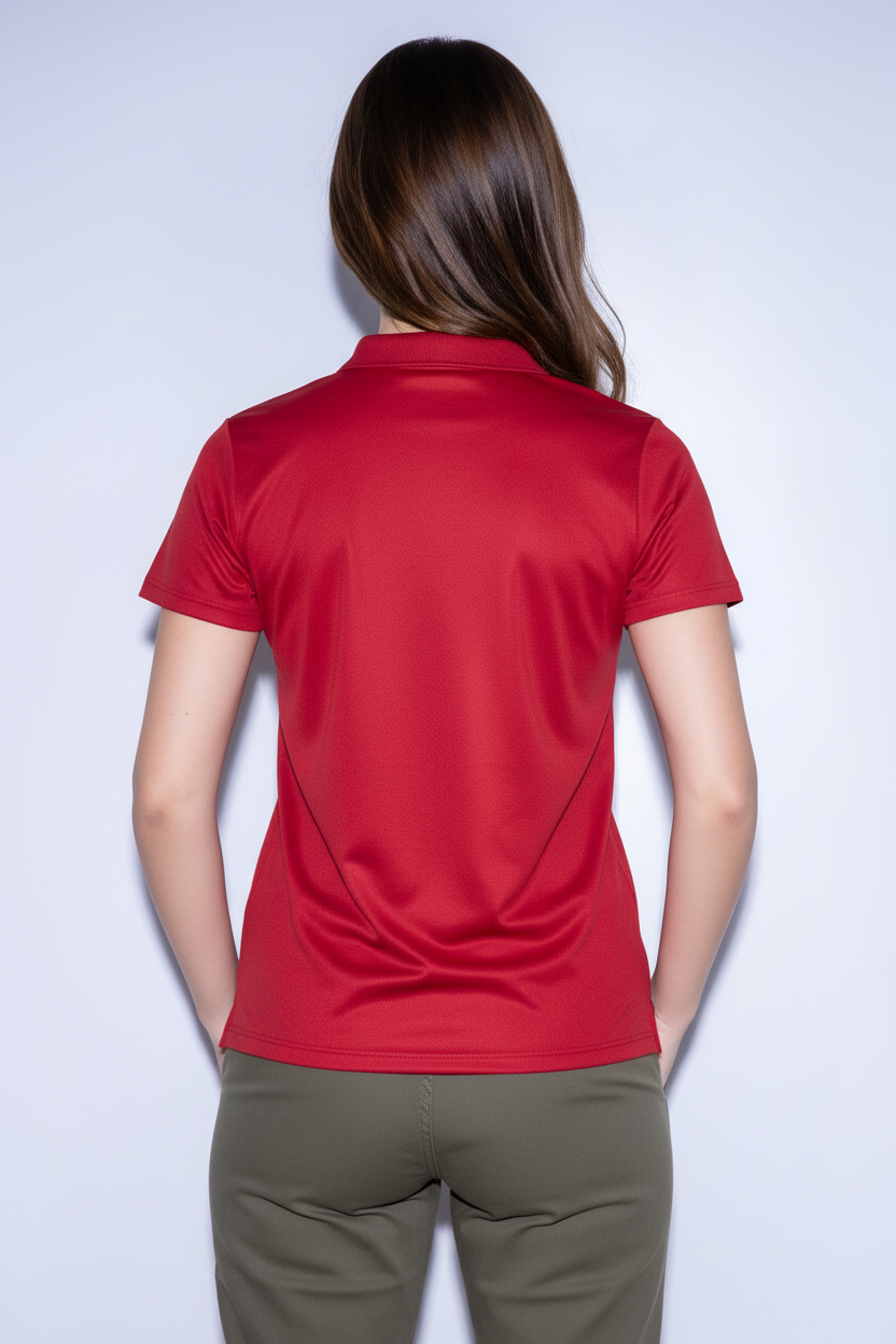 Polo rossa - retro