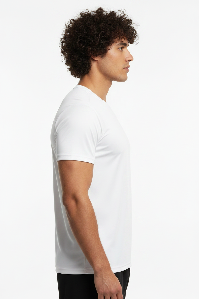 T-shirt bianca - lato dx