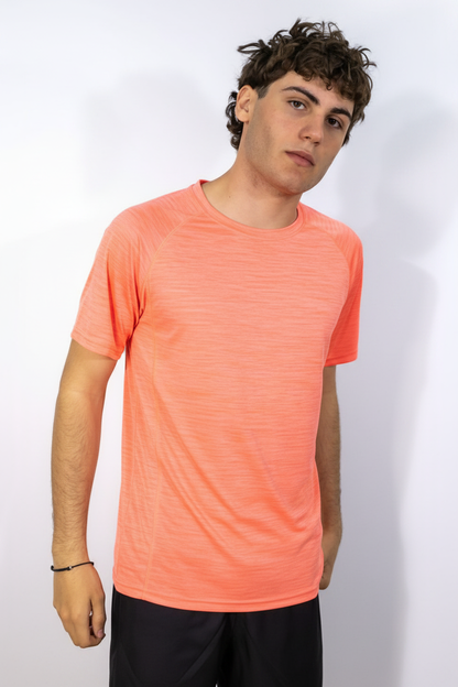 T-shirt Corallo Fluo - Frontale